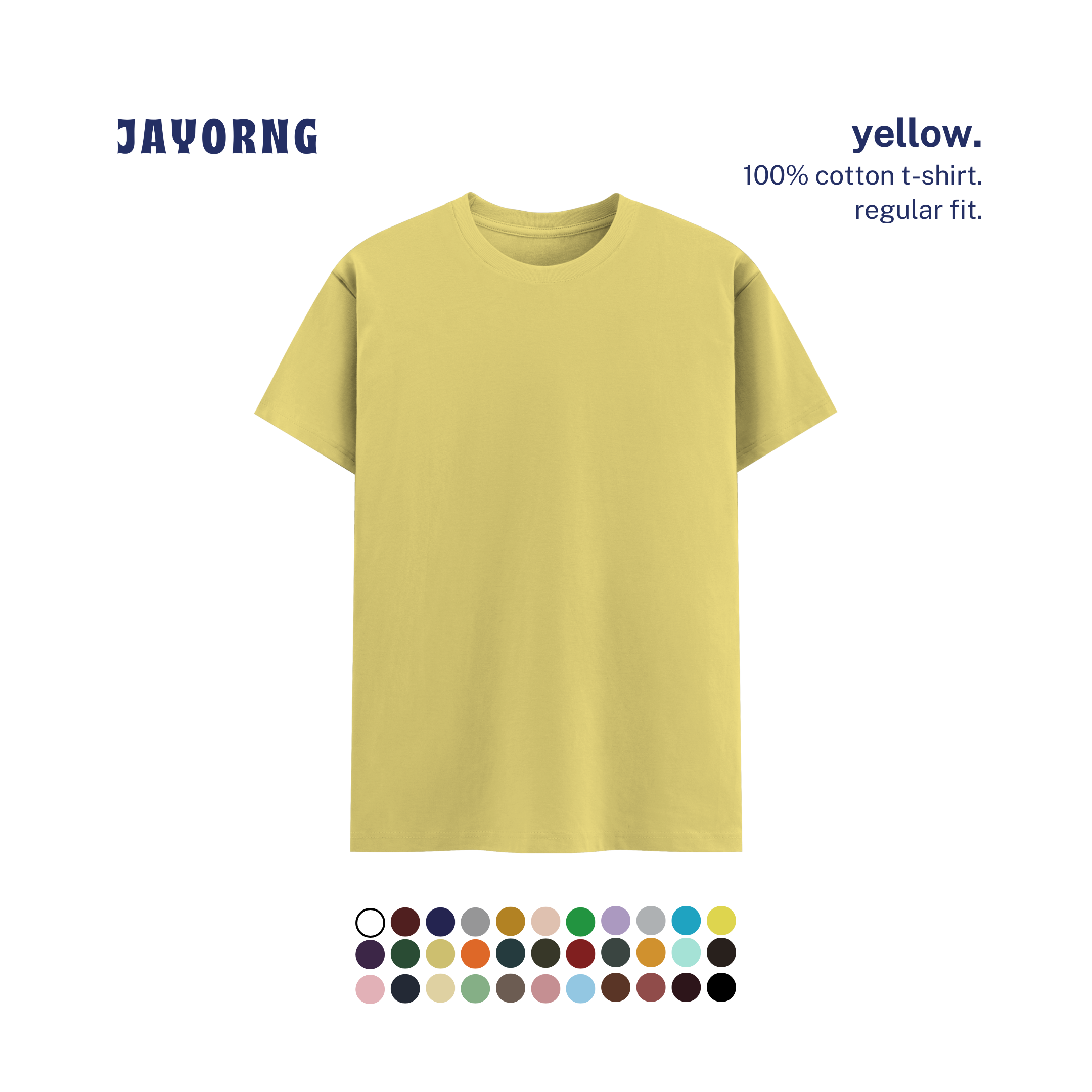 Unisex Basic T-Shirt Yellow