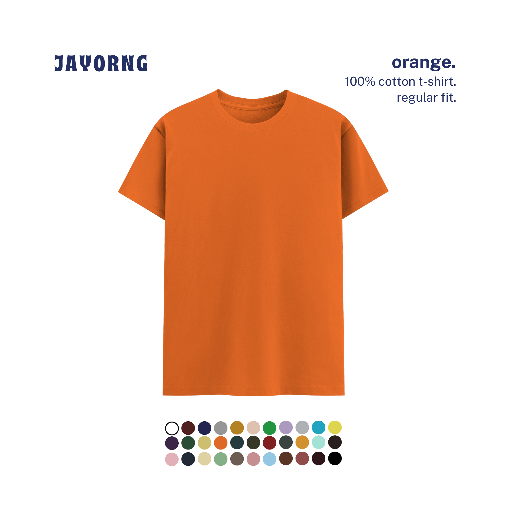 Unisex Basic T-Shirt Orange