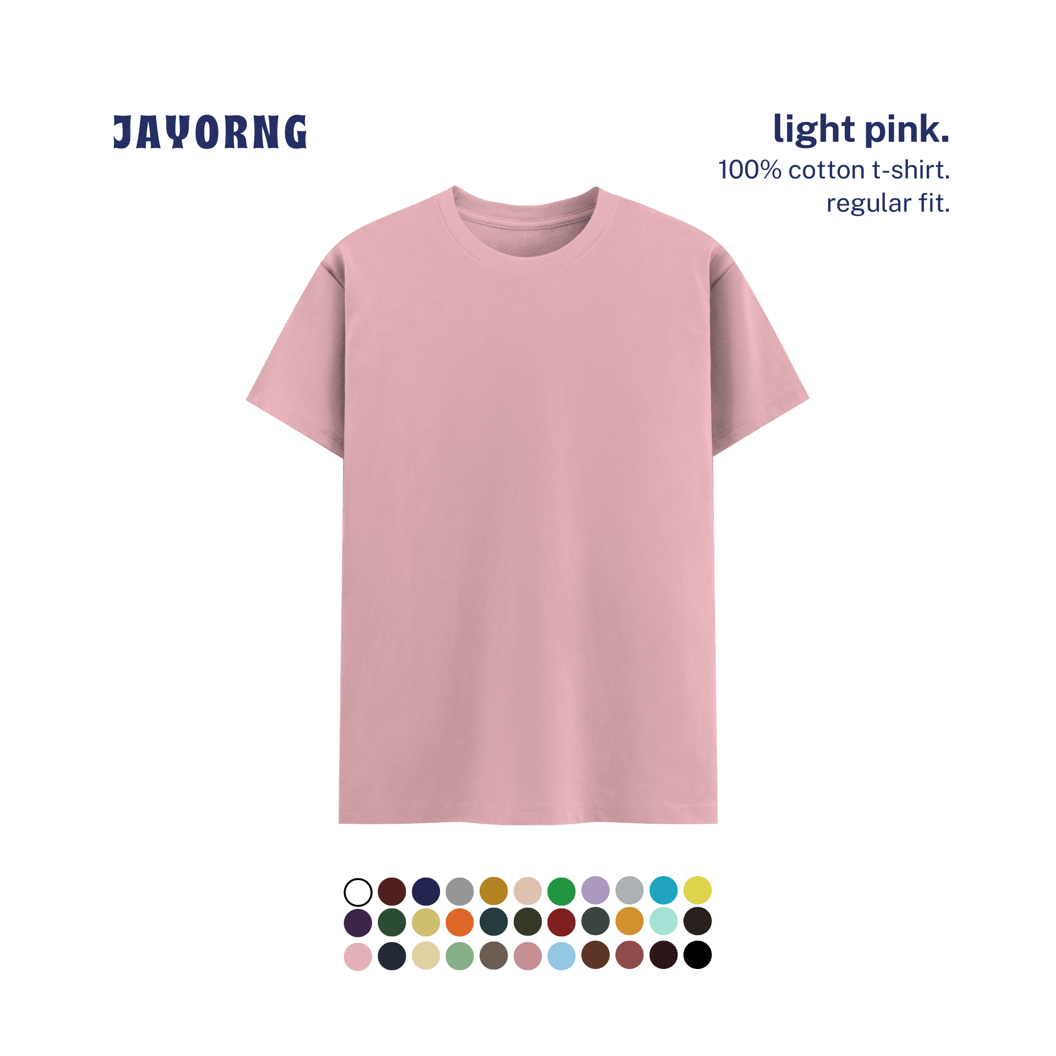 Unisex Basic T-Shirt Light Pink