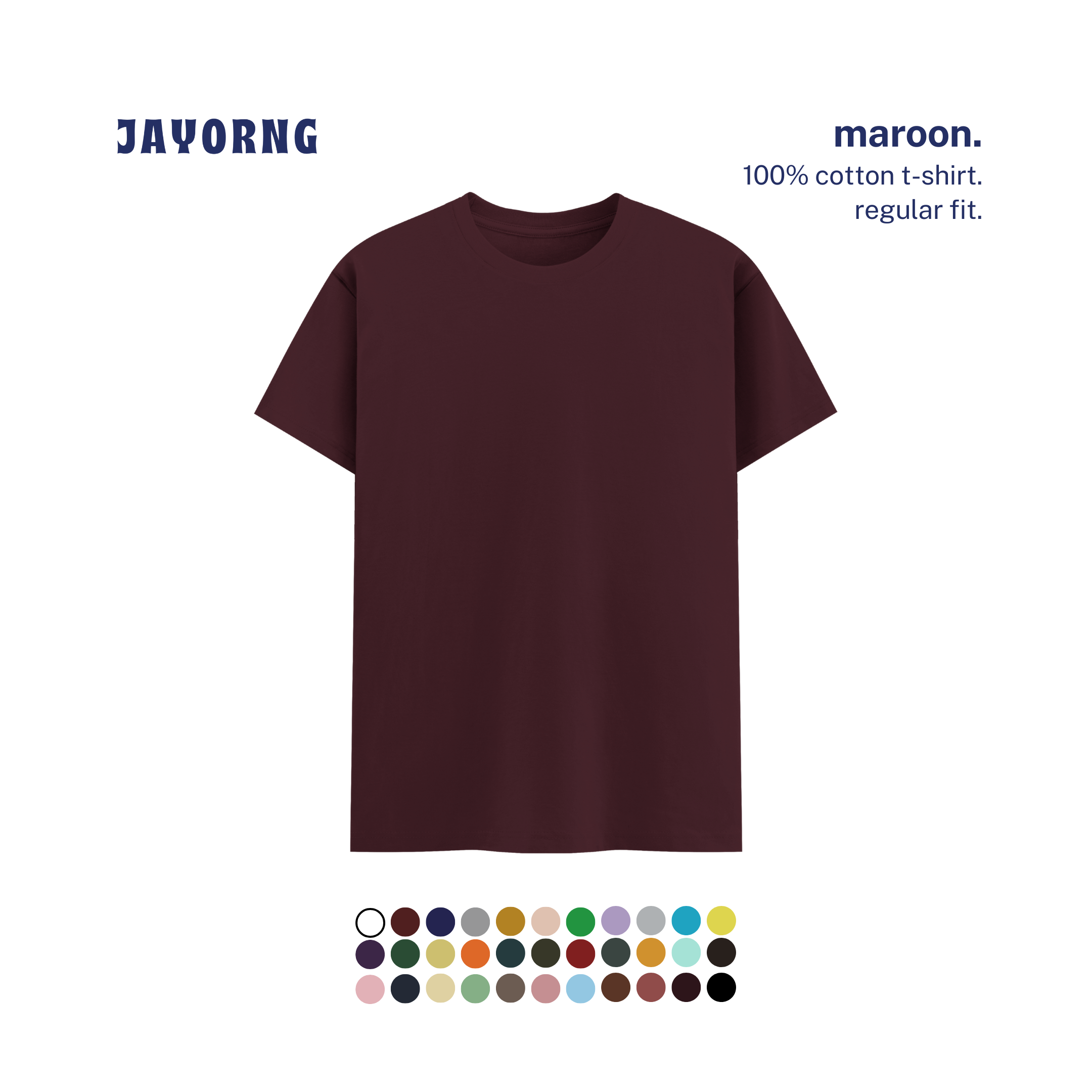 Unisex Basic T-Shirt Maroon