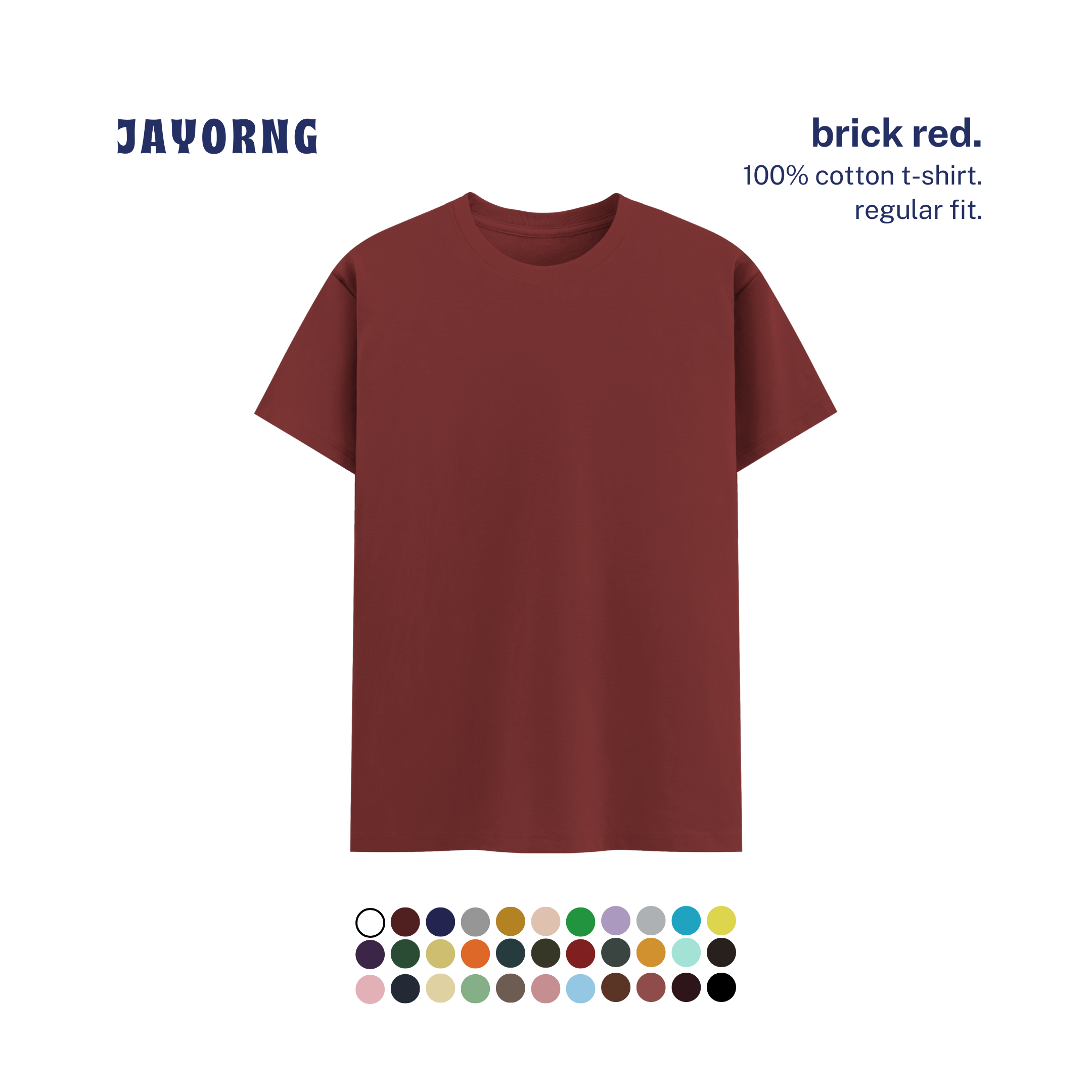 Unisex Basic T-Shirt Brick Red