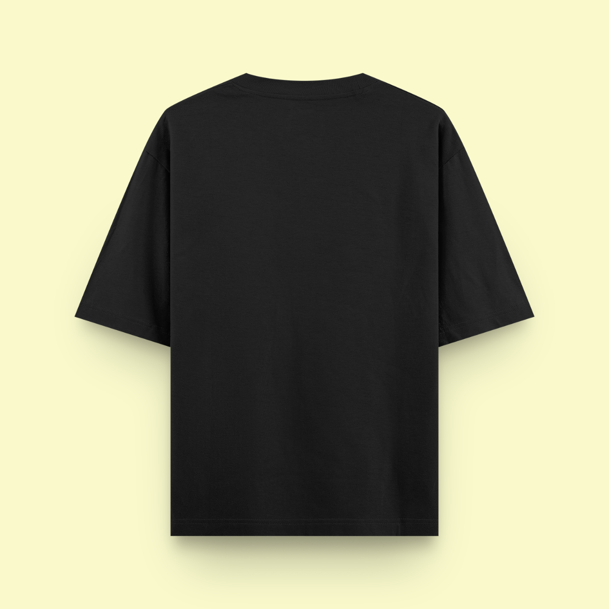 Unisex Oversized Cotton T-Shirt Black