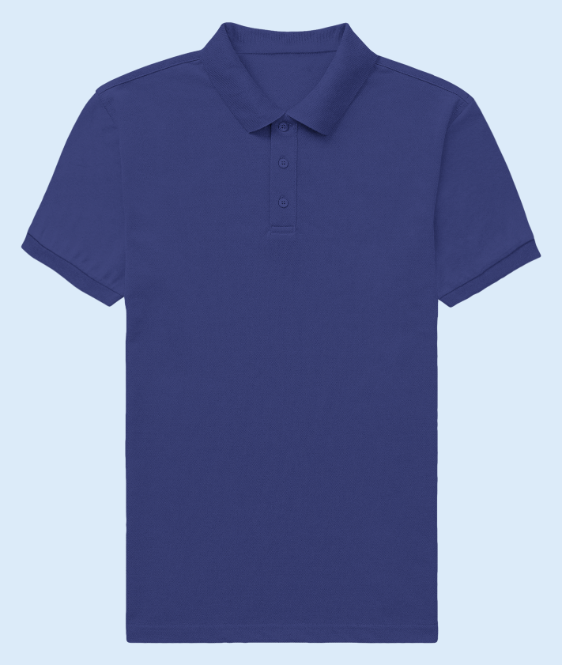 Iconic Mens Polo T-Shirt Royal Blue