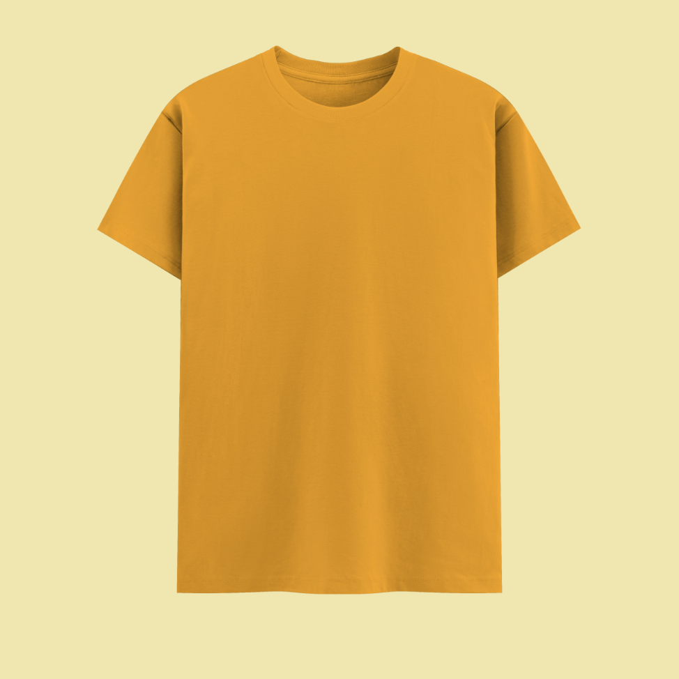 Unisex Basic T-Shirt Golden Yellow