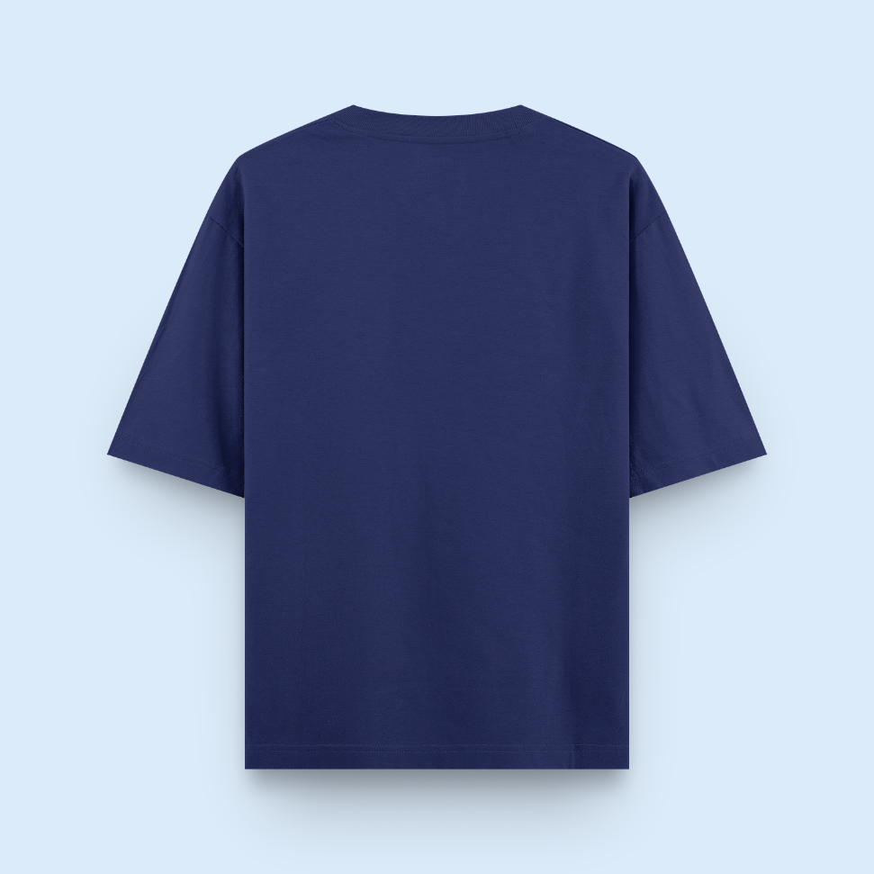 Unisex Oversized Cotton T-Shirt Royal Blue