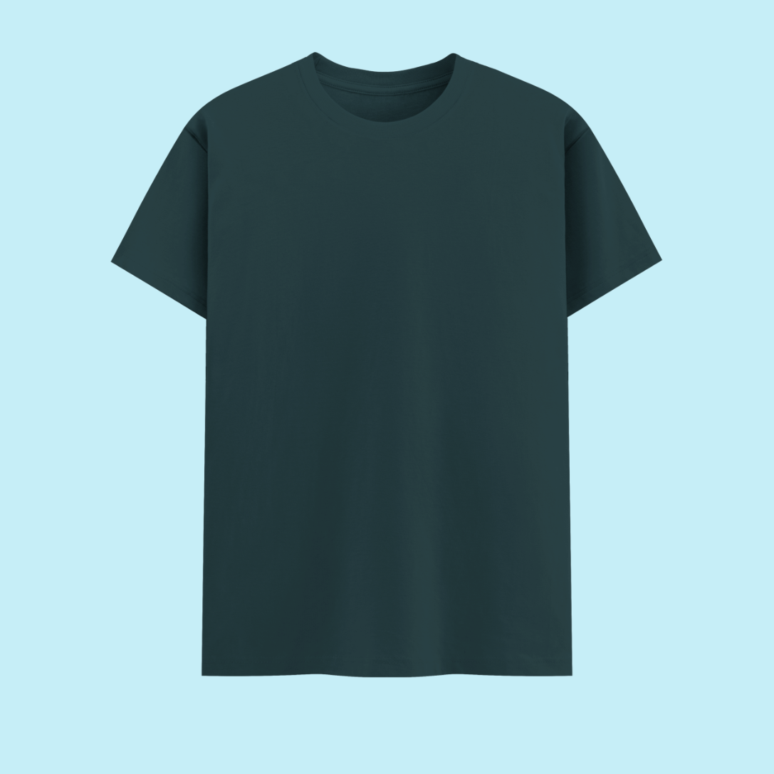 Unisex Basic T-Shirt Petrol Blue