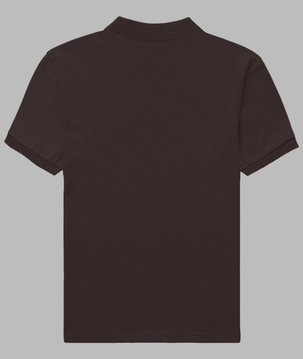 Iconic Mens Polo T-Shirt Coffee Brown