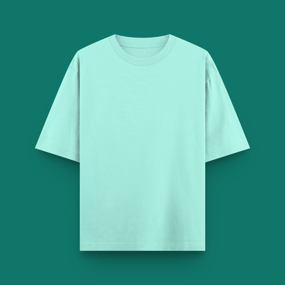 Unisex Oversized Cotton T-Shirt Mint
