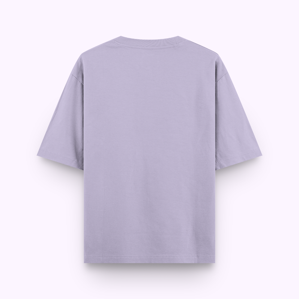 Unisex Oversized Cotton T-Shirt Lavender