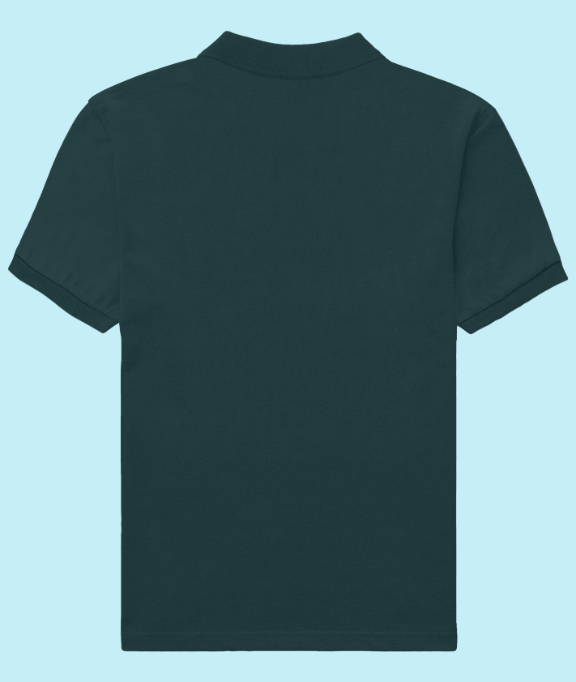 Iconic Mens Polo T-Shirt Petrol Blue