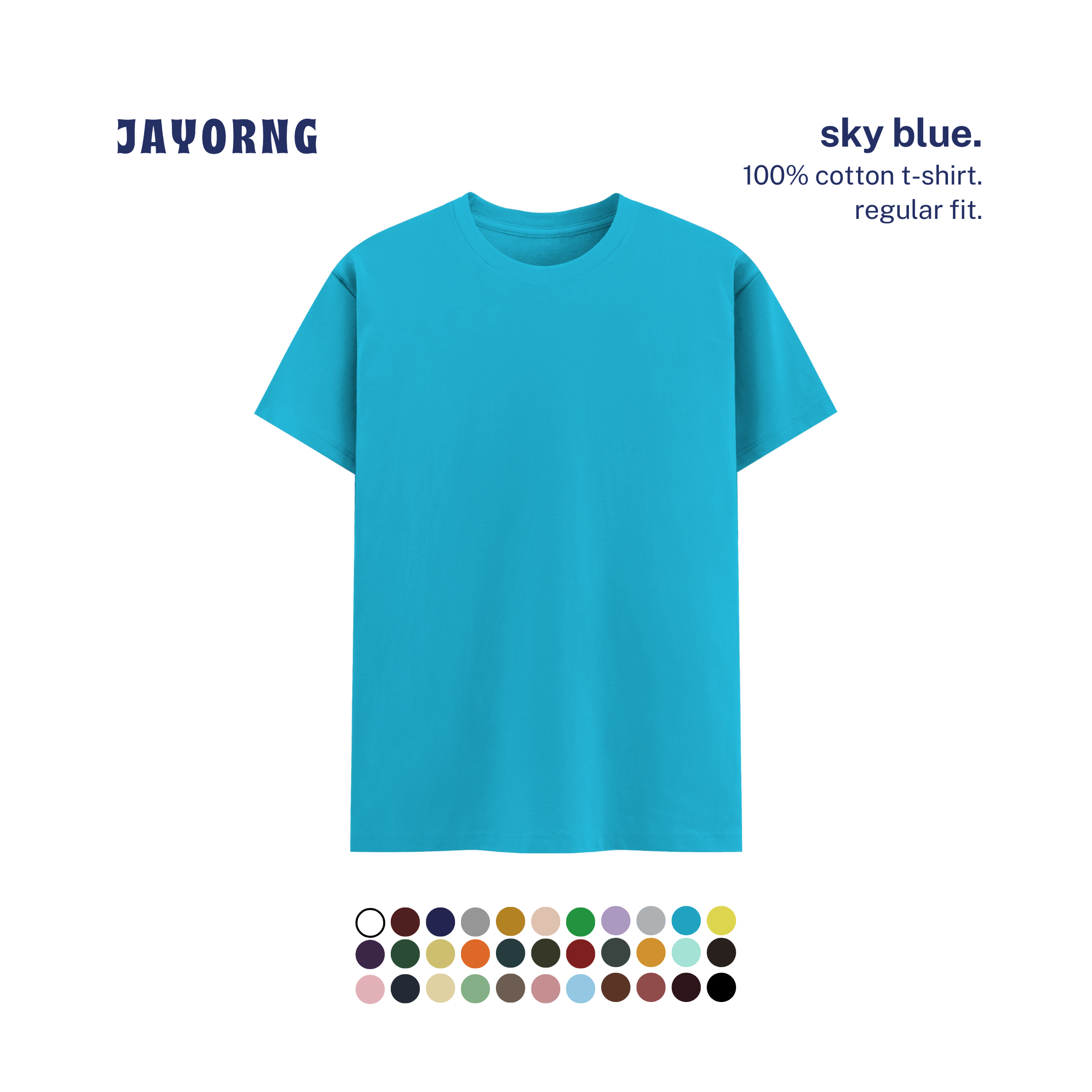 Unisex Basic T-Shirt Sky Blue