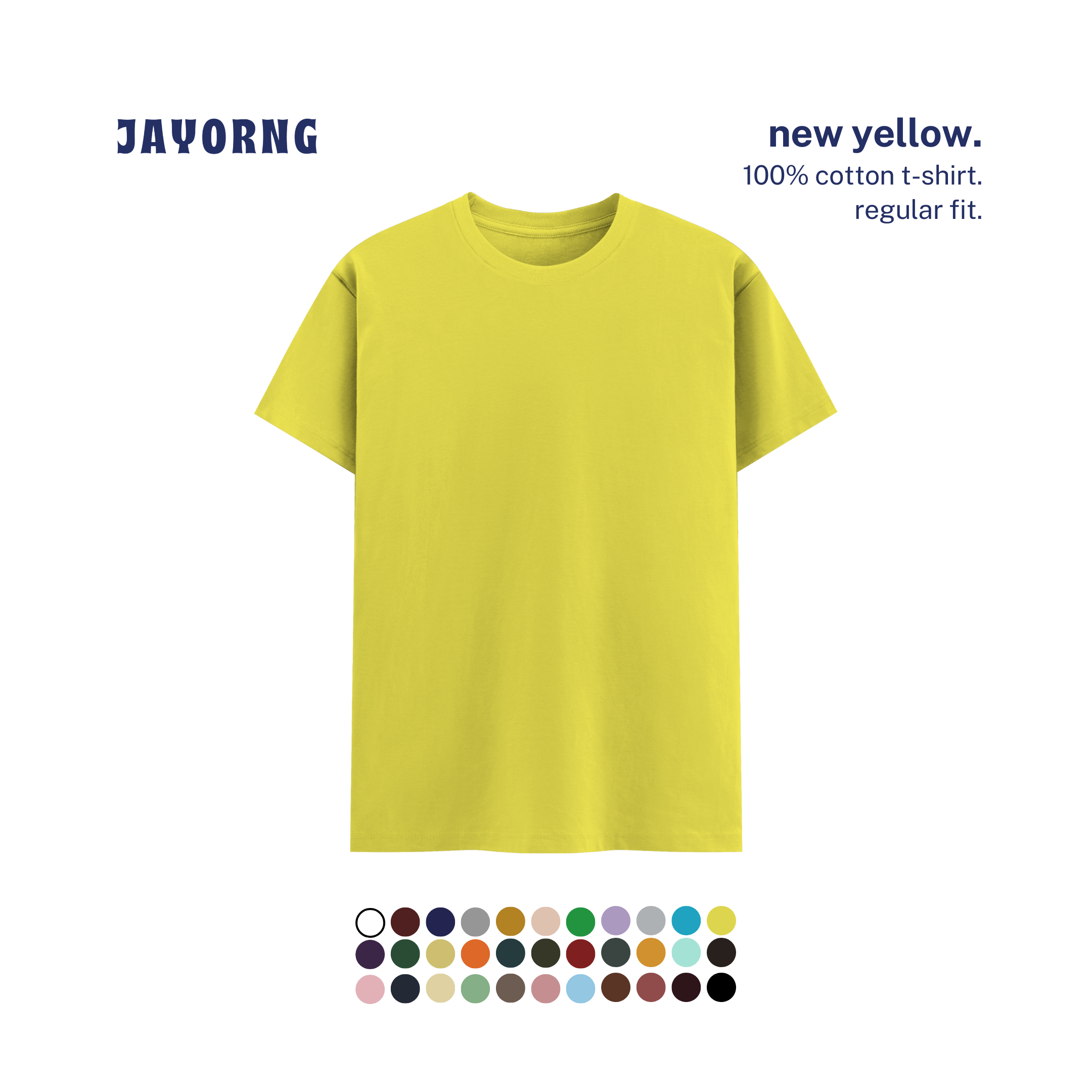 Unisex Basic T-Shirt New Yellow