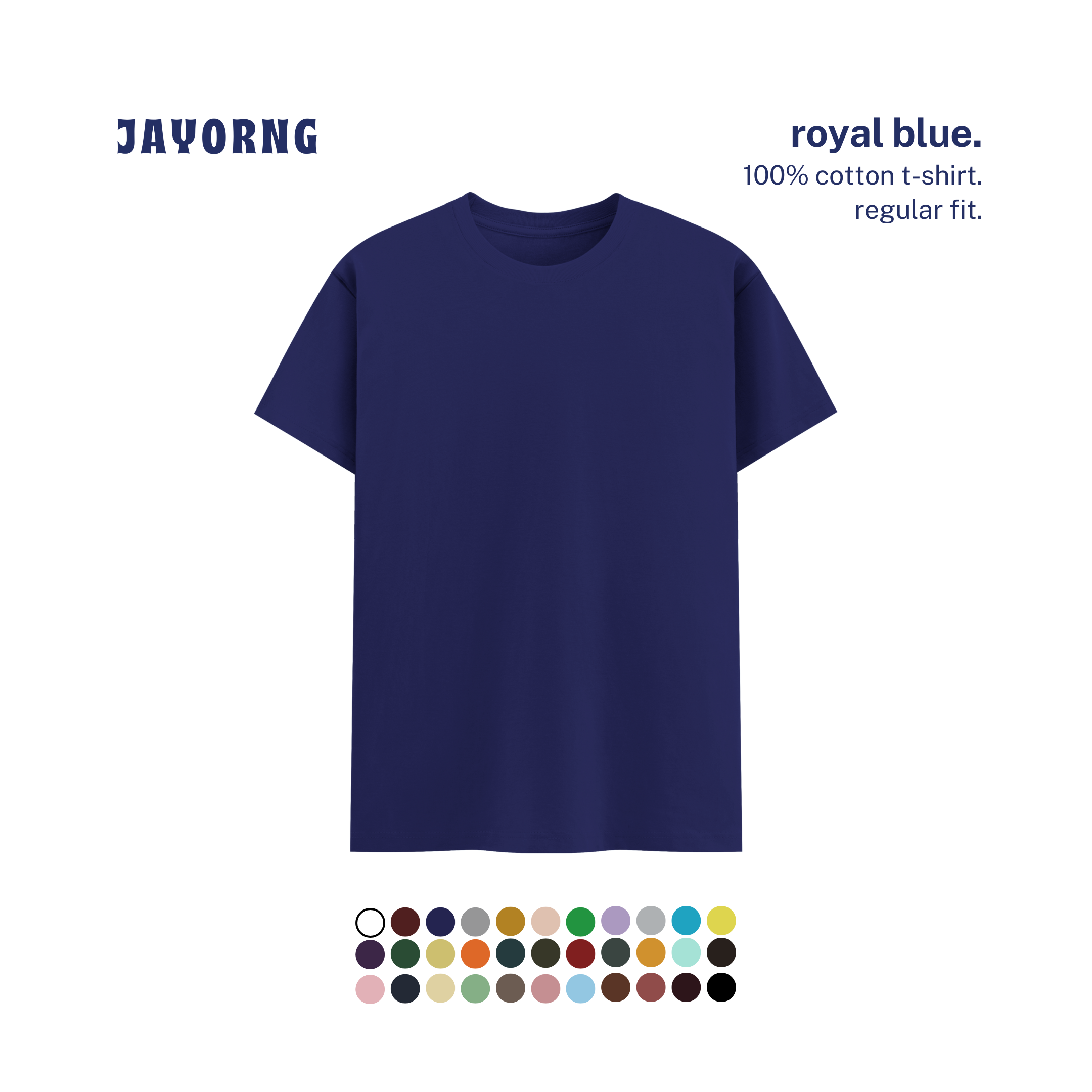 Unisex Basic T-Shirt Royal Blue