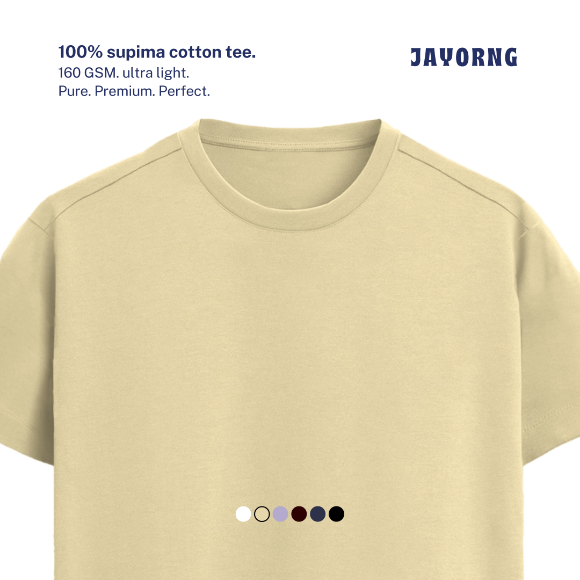 Supima Cotton Elite T-Shirt Beige