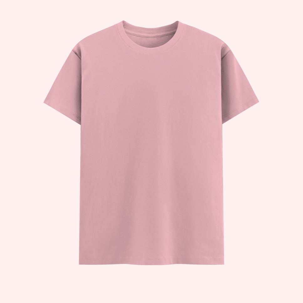 Unisex Basic T-Shirt Light Pink
