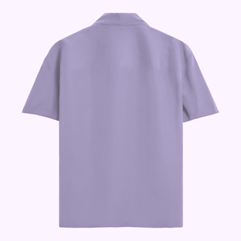 Unisex Oversized Cotton Shirt Lavender