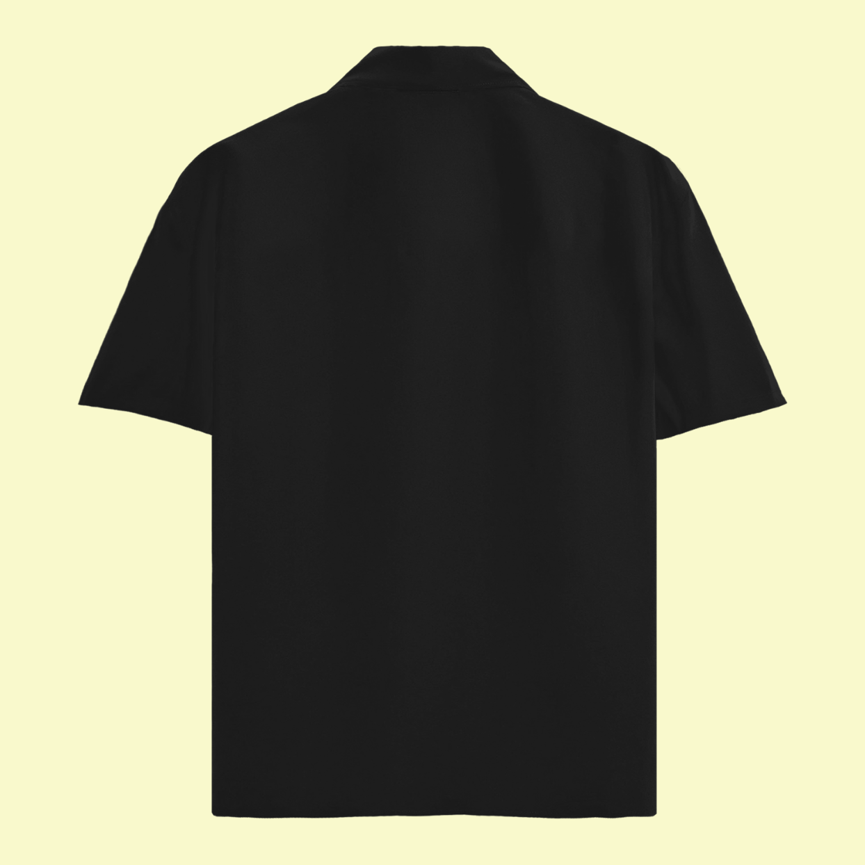 Unisex Oversized Cotton Shirt Black
