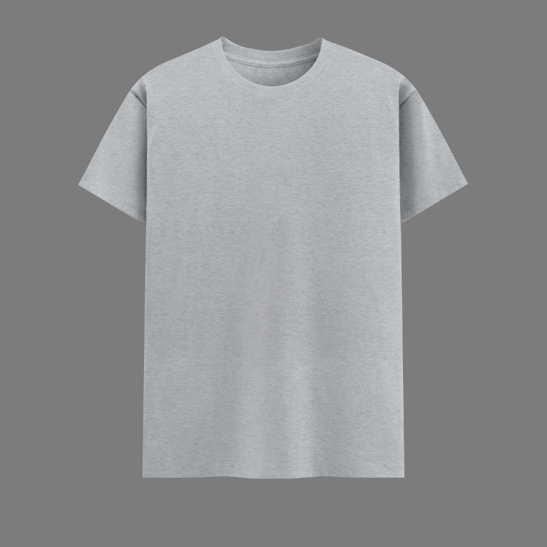 Unisex Basic T-Shirt Grey Melange