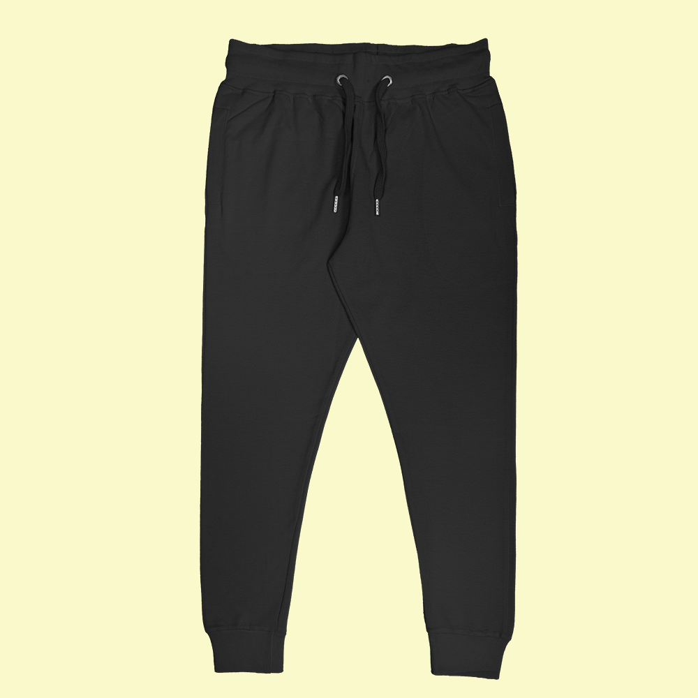 Unisex Cotton Joggers Black