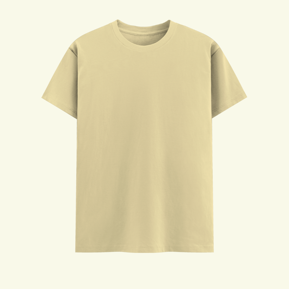 Unisex Basic T-Shirt Beige