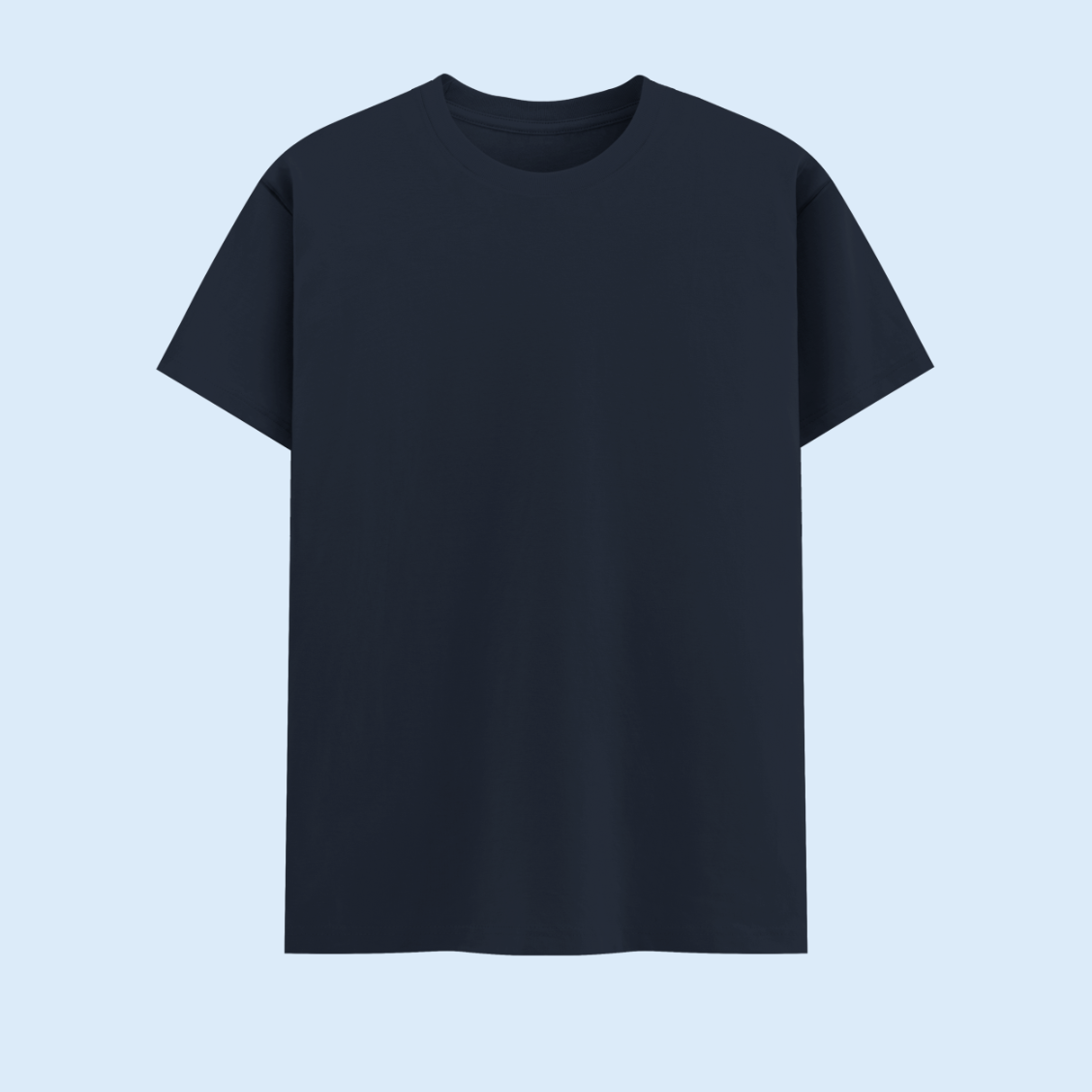 Unisex Basic T-Shirt Navy Blue